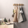 Kitchen Towel 50x70cm Sage Pattern - Half-Linen