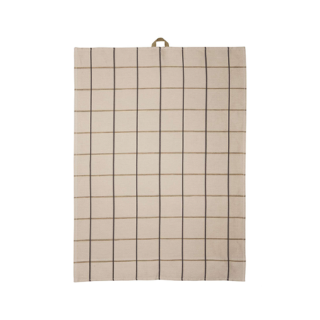 Kitchen Towel 50x70cm Nougat Pattern - Half-Linen