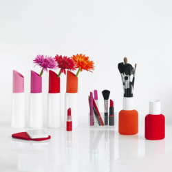 lipstick vase , pink , h 20 cm d *top pa