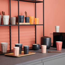 Espresso Cup Red Clay 100ml - Ti Amo
