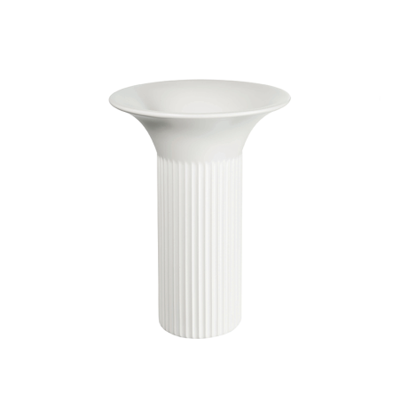 Vase White Ø15cm - Artea