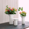 Vase White Ø15cm - Artea