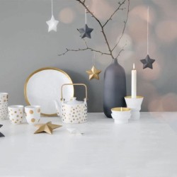 Ornamento Estrella ø7,6cm Blanco - Xmas