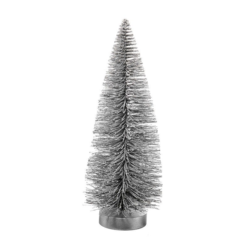 Decor Fir Tree 25cm - Deko Silver Decor Fir Tree 25cm - Deko Silver