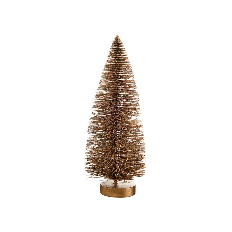 Decor Fir Tree 21cm - Deko Gold Decor Fir Tree 21cm - Deko Gold