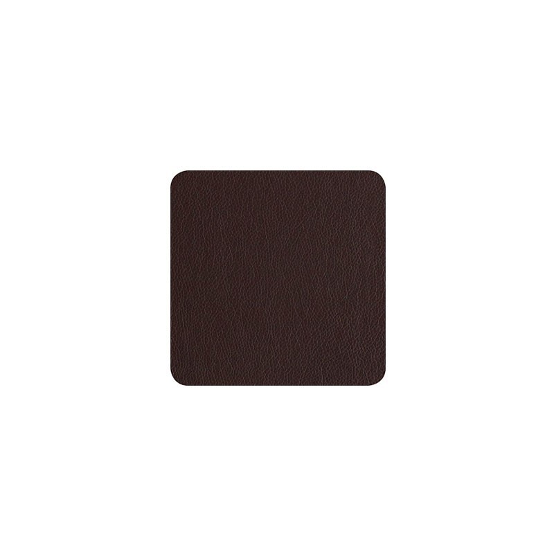 Conjunto de 4 Posavasos - Leder Chocolate Conjunto de 4 Posavasos - Leder Chocolate