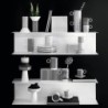 TeaLight Holder Strokes ø11,8cm White/Black - New Memphis