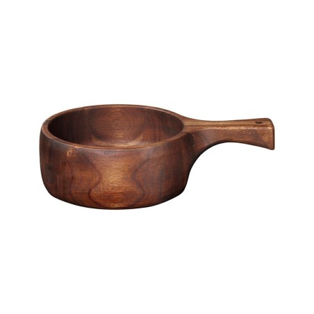Wooden Bowl with Handle 31cm – Wood