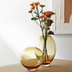 Florero Ámbar Ø17,5cm - Mara