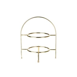 Étagere de 2 Níveis Dourado 28Cm