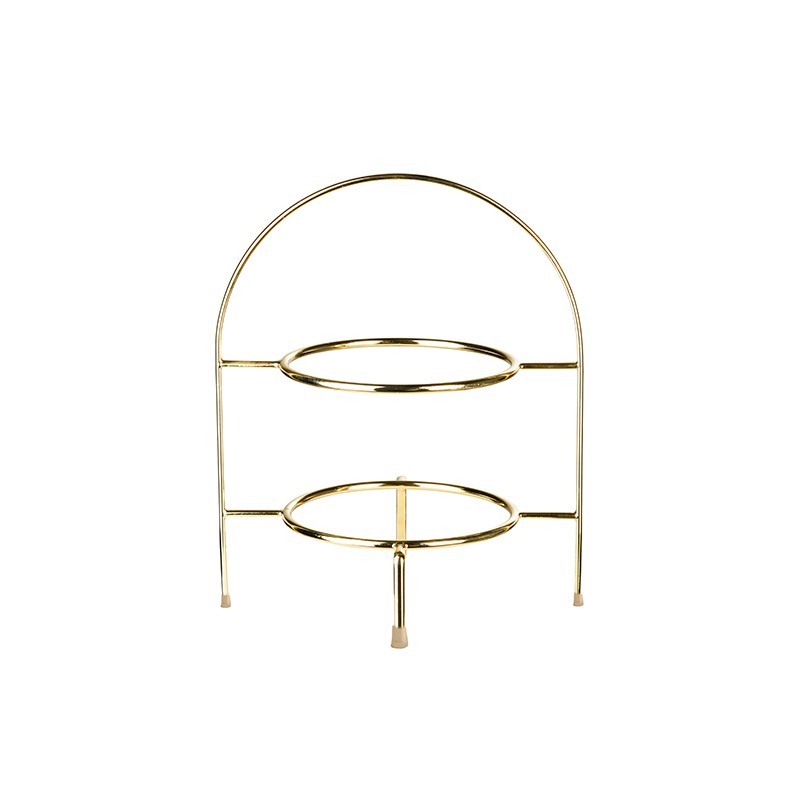 Etagere 2Tiers Gold 28Cm