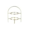 Etagere 2Tiers Gold 28Cm