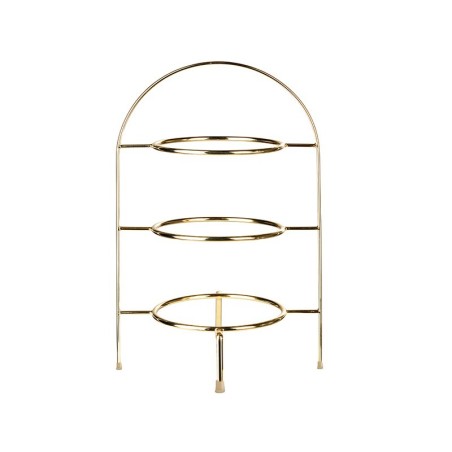 Étagere de 3 Níveis Dourado 36,5Cm
