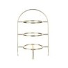 Etagere 3 Tiers Gold 36,5Cm