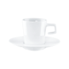 Cappuccino cup  with saucer 0,18l white