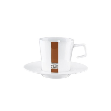 Cappuccino cup  with saucer 0,18l white
