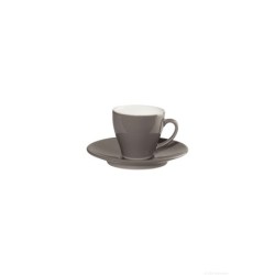 Espresso Cup with Saucer Taupe - Café Ti Amo