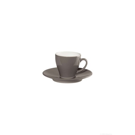 Espresso Cup with Saucer Taupe - Café Ti Amo