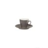 Espresso Cup with Saucer Taupe - Café Ti Amo