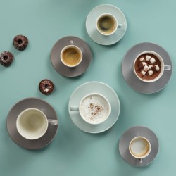 Espresso Cup with Saucer Taupe - Café Ti Amo
