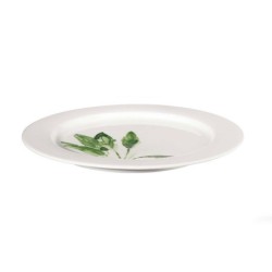 Plate with Rim - Muga Sage