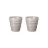 Set of 2 Thermo Mugs Espresso Twist Grey - Thermo