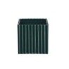 Planter with Grooves 15Cm - Quadro Petrol