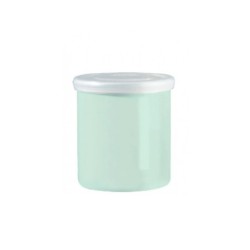 jar, jade, with plastic lid *d. 9,5 cm