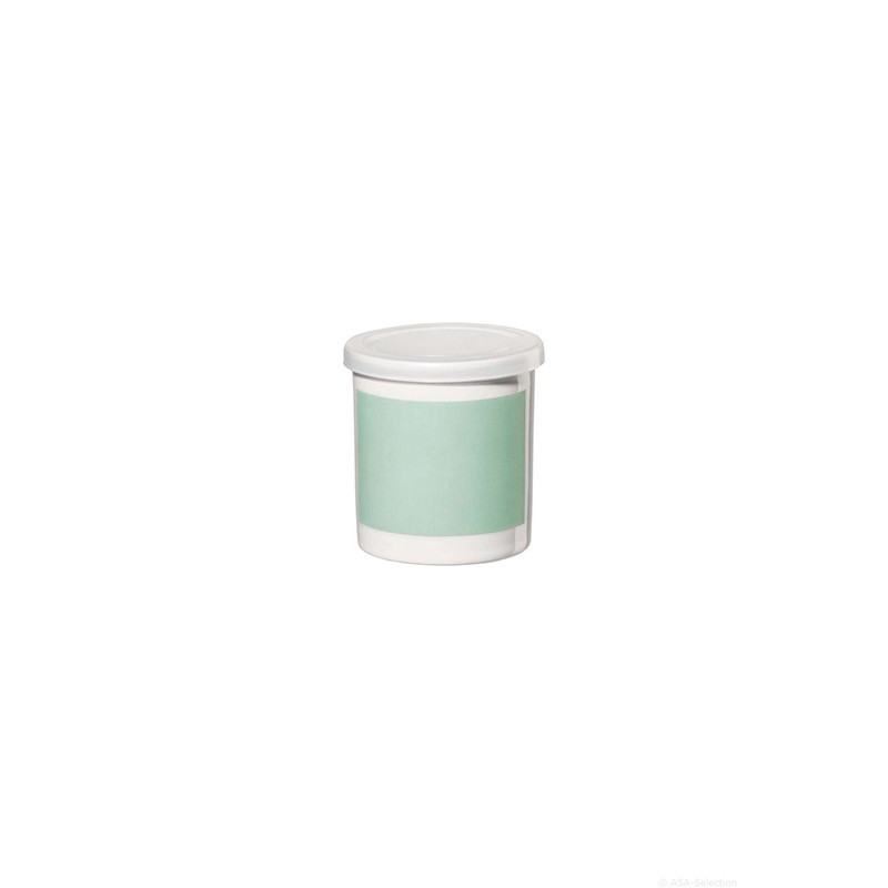 Jar with Chalk Decal Mint 7cm - Memo Jar with Chalk Decal Mint 7cm - Memo
