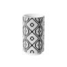 set of 2 snack tumbler, black/whit d. 6