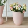 vase, powder pink *22,5 x 16 cm, h. 28 c