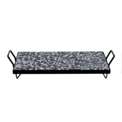 Tray with Metal Frame 30x21cm - Terrazzo