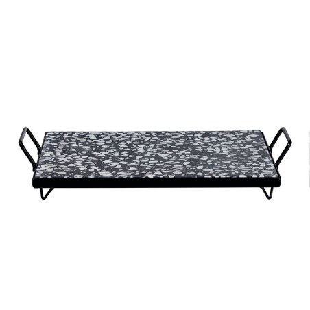 Tabuleiro com Estrutura de Metal 30x21cm - Terrazzo