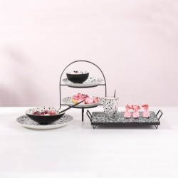 Tabuleiro com Estrutura de Metal 30x21cm - Terrazzo
