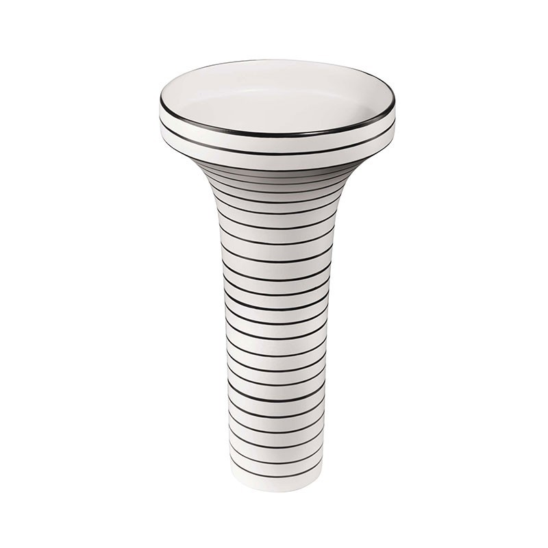 Vase With Stripes ø28Cm - Okapi