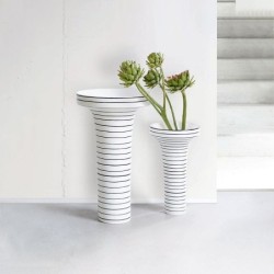 Vase With Stripes ø28Cm - Okapi