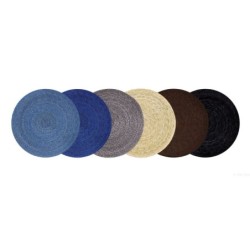Placemat Round Black - Makaua