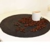 Placemat Round Black - Makaua
