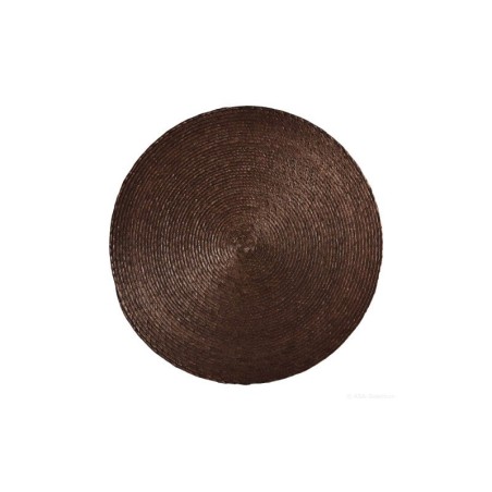 Placemat Round Brown - Makaua