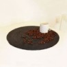 Placemat Round Brown - Makaua
