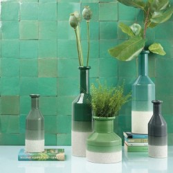 Vase Ø12,2cm Emerald - Botella