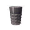 Vase 22cm Basalt - Facette