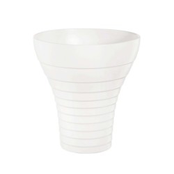 Vase 18cm White - Steps