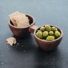 Taça Dupla para Snacks - Wood