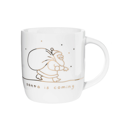 Caneca Ø8,7cm Santa is Coming - Linia