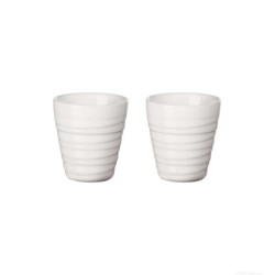Juego 2 Vasos Termicos Espresso Twist Blanco - Thermo