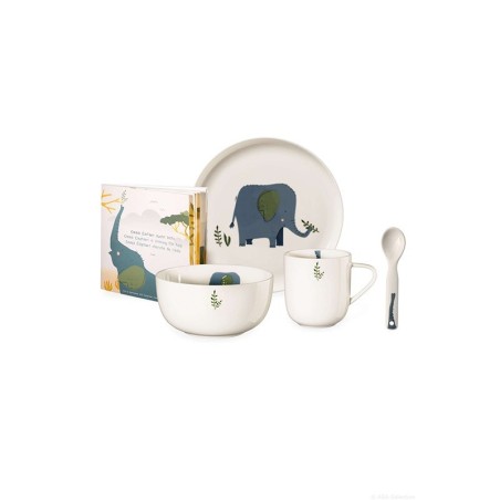 Set of 5 Pcs Tableware Emma Elephant - Kids