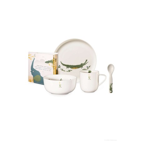 Set of 5 Pcs Tableware Croco Crocodile - Kids