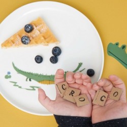 Set of 5 Pcs Tableware Croco Crocodile - Kids