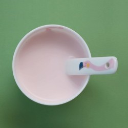Set of 5 Pcs Tableware Fiona Flamingo - Kids